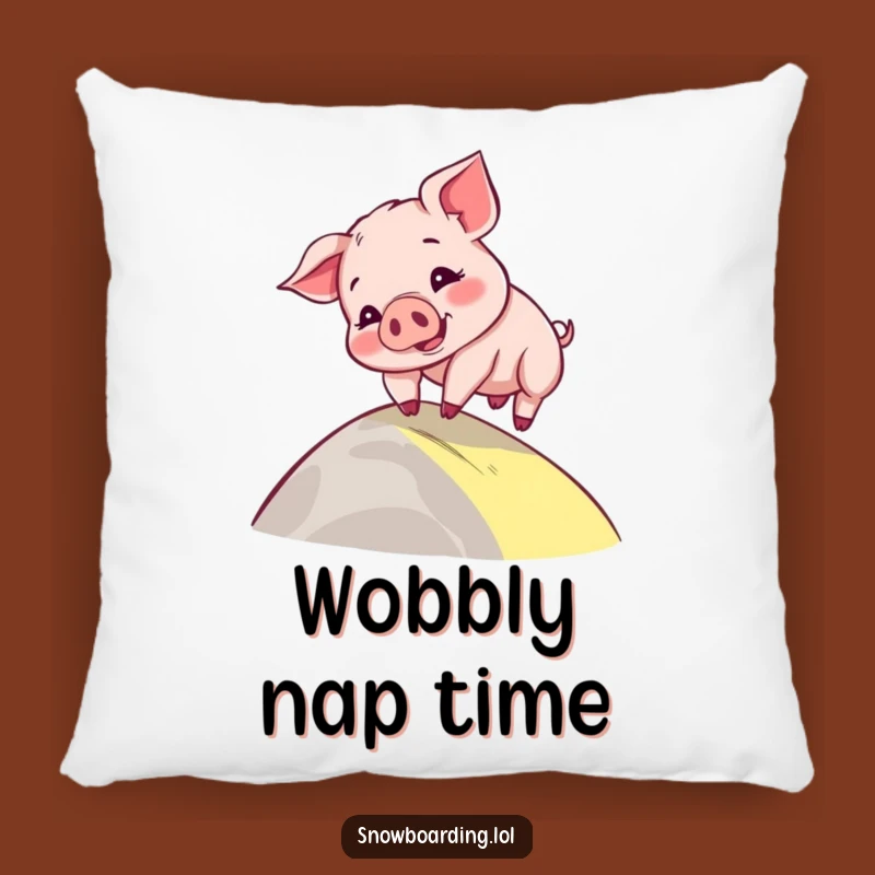 Funny Piglet Wobble Pillow: Cozy Comfort, Hilarious Cute Gift