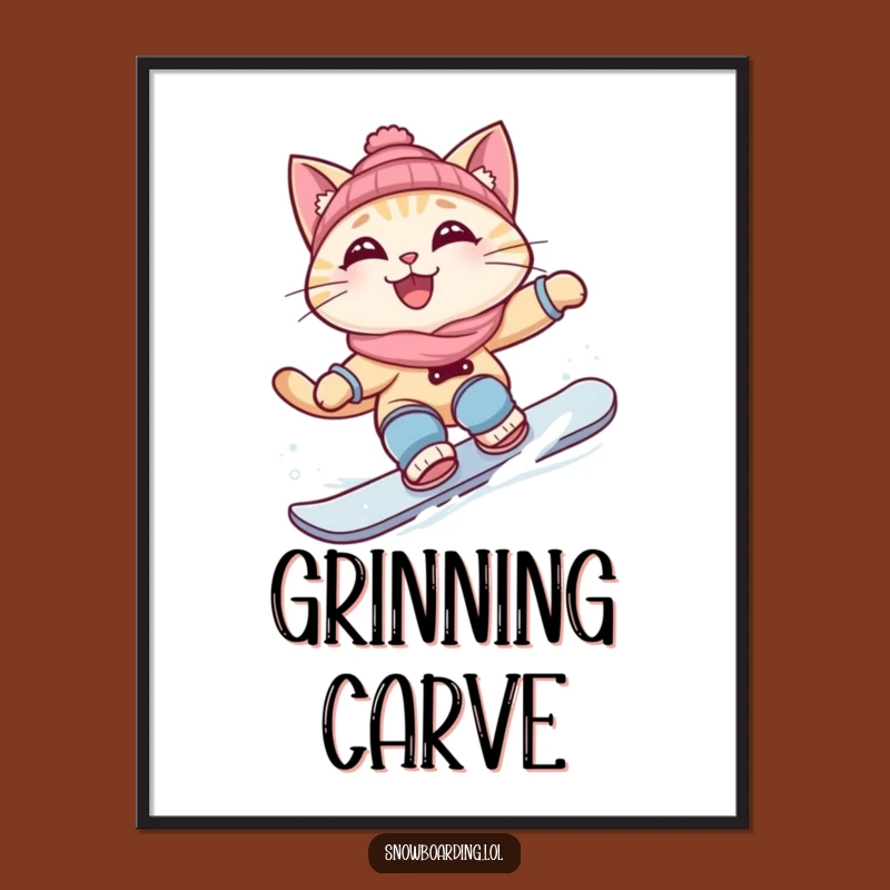 Funny Cat Art Print: Curious Rider Digital Wall Art Gift