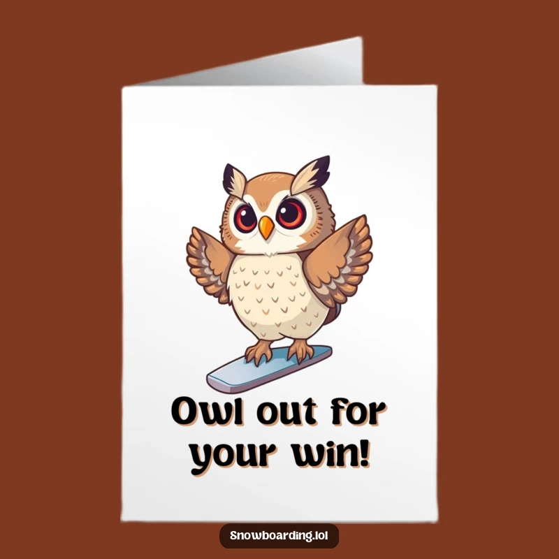 Free Printable Owl Congrats Card - You Nailed It! Downloadable!