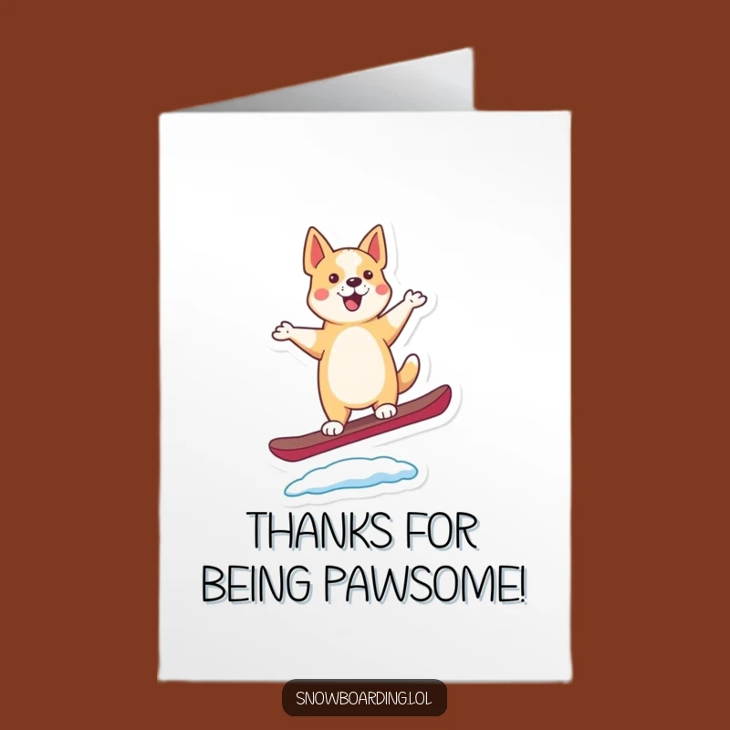 Free Printable Dog Thanks for the Ride Card - Humorous Downloadable Gift