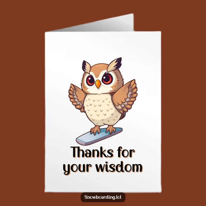 Free Printable Owl Thank You Card - Thanks for the Ride! Downloadable!