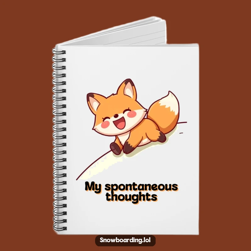 Funny Fox Belly Slide Notebook: Capture Ideas with this Joyful & Hilarious Journal