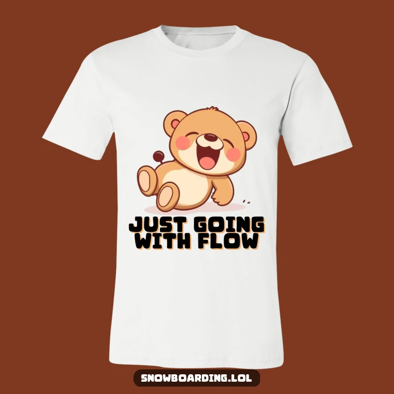 Funny Bear Cub Tumble T-Shirt: Wear Joyful Laughter, Perfect Playful Gift