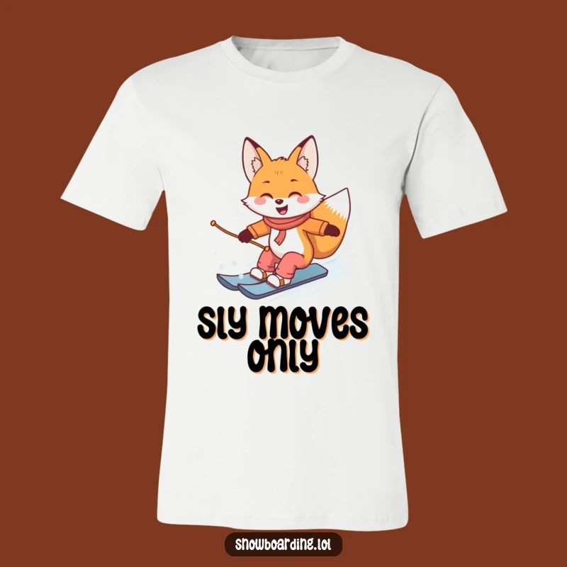 Funny Snowboard Fox T-Shirt: Master Your Swag with Winter Style