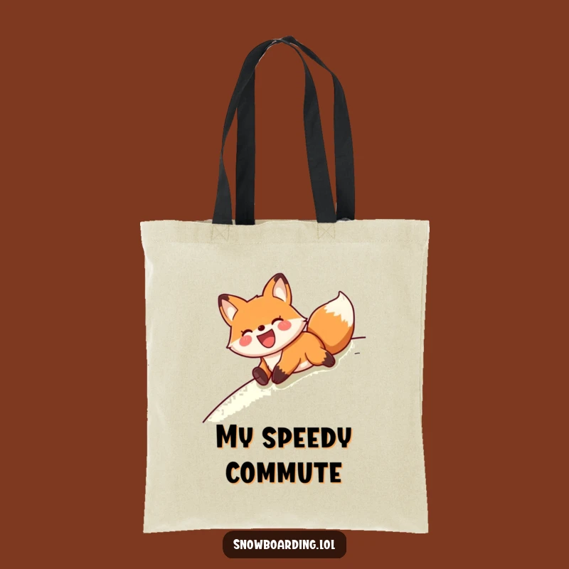 Funny Fox Belly Slide Tote Bag: Carry Fun & Joy with this Hilarious Accessory